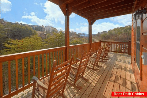 Large Deck Area with Rocking Chairs - Crosswinds