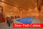 6 Bedroom Cabin with Private Indoor Heated Pool