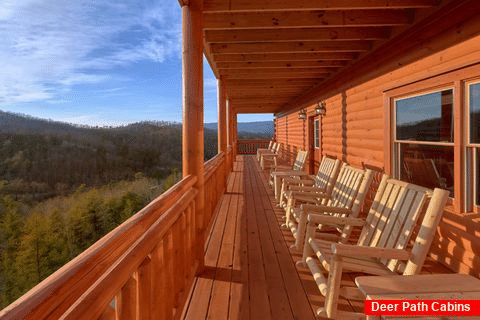 6 Bedroom Cabin with Great Mountain View - Majestic Mountain Splash