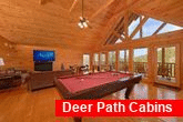 4 Bedroom Cabin with Large Open Game Room