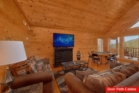 4 Bedroom Cabin with Extra Seating in Game Room - A Rocky Top Ridge