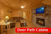 Spacious Cabin with Den and Gas Fireplace