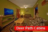 Premium 5 Bedroom Cabin with Futon and Large TV