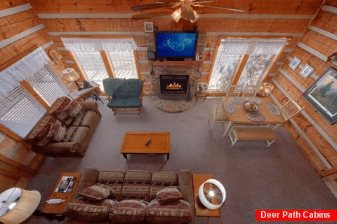 Spacious 1 bedroom cabin with fireplace - All By Grace