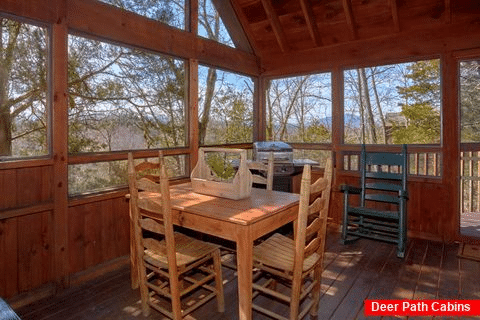 1 Bedroom Cabin with Screened in Porch and Grill - Aah Rocky Top