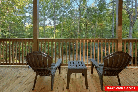 Spacious Deck with Wooded View Sleeps 10 - Almost Paradise
