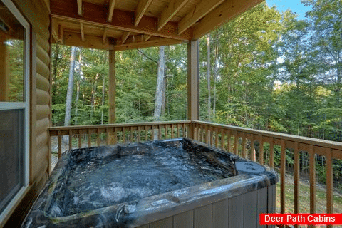 Pigeon Forge Cabin with 6 person Hot Tub - Almost Paradise