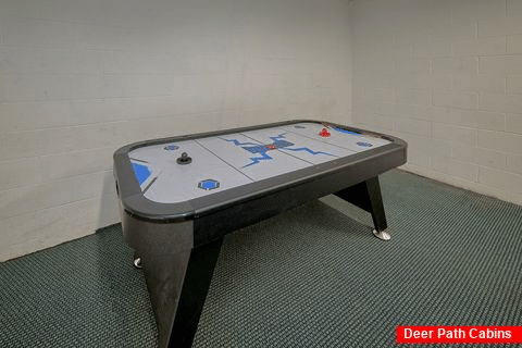 Game Room with Air Hockey and Foos Ball Tables - Emerald View