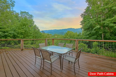 Laarge Deck with Tables and Chairs - Emerald View