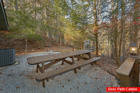 Picnic Table with Yard and Lots of Parking - Adventure Lodge Gatlinburg