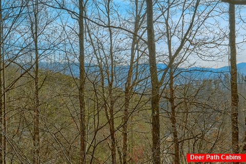Smoky Mountain 4 Bedroom Cabin with Wooded View - Major Oaks