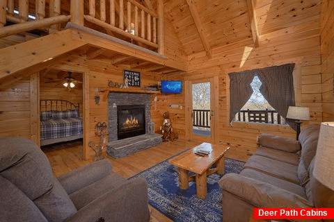 Romantic Cabin in the Smokies with Gas Fireplace - Happily Ever After