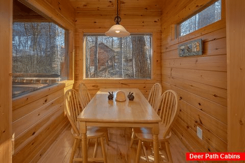 1 Bedroom Cabin with Dining Table and View - Happily Ever After