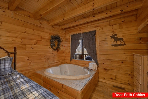 Romantic Heart Shaped Jacuzzi and Fireplace - Happily Ever After