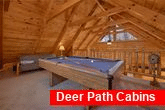 1 Bedroom Cabin with Pool Table and Loft Futon