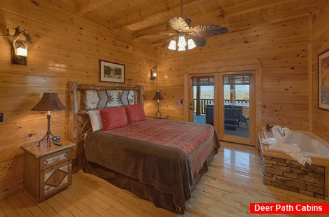 Premium 9 Bedroom cabin with King Bedroom - Summit View Lodge
