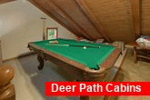 Open Loft Game Room with Pool Table 