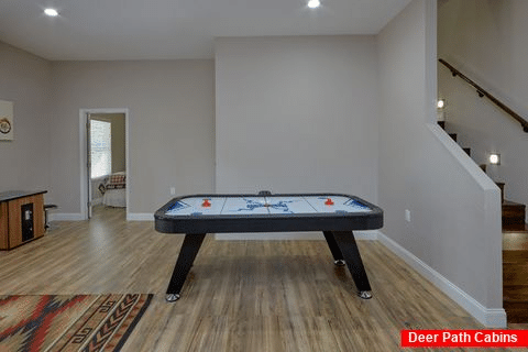 Game Room with Air Hockey and Arcade Game - Bearfoot Bungalow