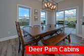 5 bedroom rental cabin with spacious dining room