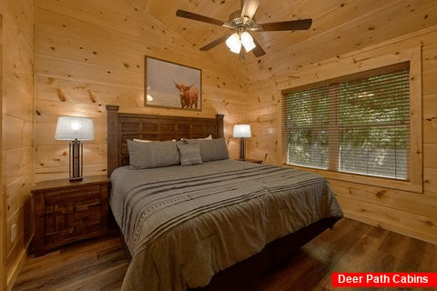 Pigeon Forge Rental cabin with 4 King bedrooms - A Mountain Palace