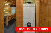 2 bedroom cabin with washer and dryer