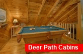 Open Loft Game Room with Pool Table