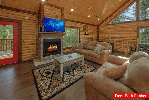 Luxury 5 Bedroom Cabin with Gas Fireplace & WiFi - Bar Mountain II