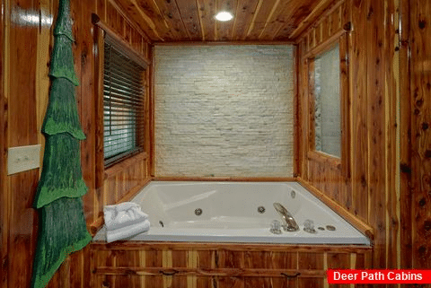 2 bedroom cabin with Private Jacuzzi Tub - River Edge