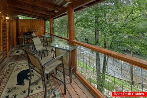 2 bedroom cabin with gas grill overlooking river - River Edge