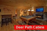 Large Game Room with Pool Table 6 Bedroom Cabin