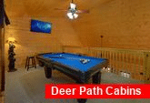 Affordable 2 Bedroom Cabin with Pool Table