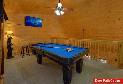 Affordable 2 Bedroom Cabin with Pool Table - Lovers Paradise