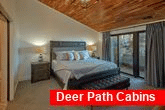 Spacious Master Bedroom with King bed at cabin