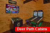 Cabin with Golden Tee Arcade and Skee Ball Games