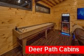 Cabin Game Room with Shuffleboard and Arcades