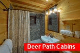 Master Bath in Bluff Mountain Cabin rental