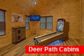 2 bedroom cabin with Skee Ball and Game Room