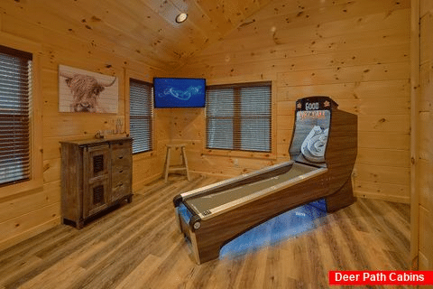 2 bedroom cabin with Skee Ball and Game Room - Hickory Splash