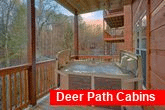 2 bedroom cabin with hot tub and private pool