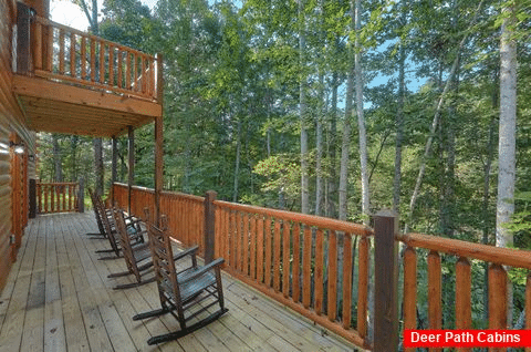 Private Deck with Rocking Chairs - Bar Mountain II