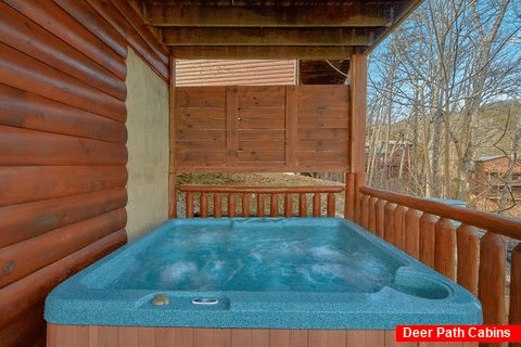 Private Hot Tub 4 Bedroom Cabin Sleeps 14 - On The Rocks