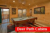 4 bedroom cabin with Pool Table and private pool