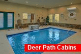 Private, heated pool in 4 bedroom luxury cabin