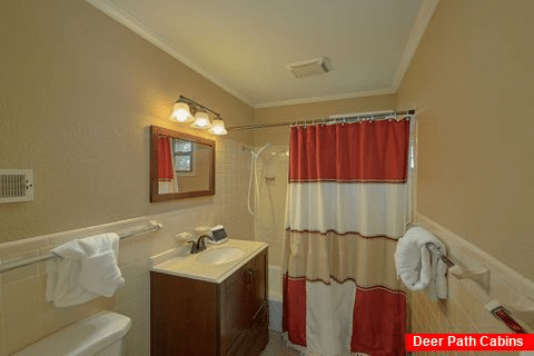 Master Bathroom with Shower Sleeps 6 - Byrd House