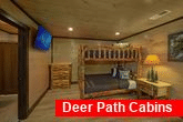 15 bedroom cabin with queen bunk bedroom 