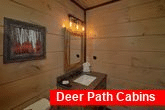 Private Master Bath in Premium 15 bedroom cabin