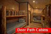 15 bedroom cabin with 3 sets of Queen Bunk Beds