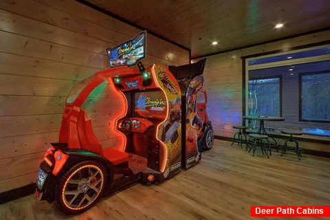 15 bedroom cabin rental with Race Car Games - Smoky Mountain Masterpiece