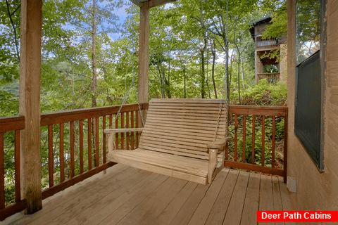 1 bedroom cabin with porch swing and hot tub - Angel's Ridge