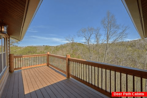 Mountain Views from 15 bedroom luxury cabin - Smoky Mountain Masterpiece